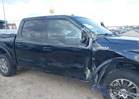 2018 Ford F-150 Lariat z USA, uszkodzony, nr VIN 1FTEW1E53JKE43991